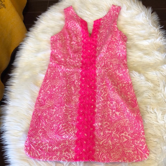 Lilly Pulitzer See Ya Later Pink Shift Dress - Picture 2 of 11